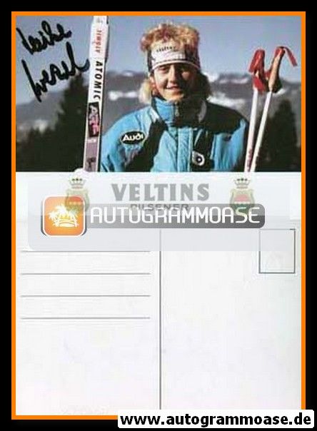 Autogramm Langlauf | Heike WEZEL | 1990er (Veltins)