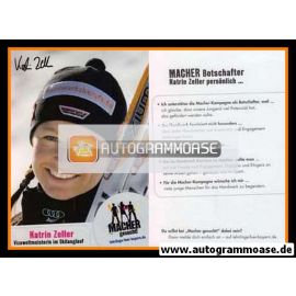 Autogramm Langlauf | Katrin ZELLER | 2000er Druck ("Macher Gesucht!")