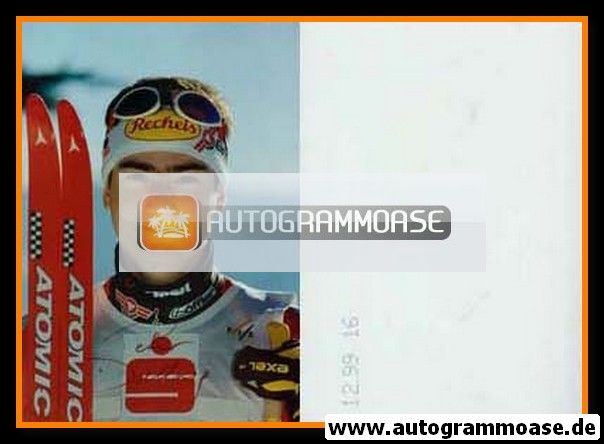 Autogramm Nordische Kombination | Peter DULLNIG | 1990er Foto (Portrait Color)