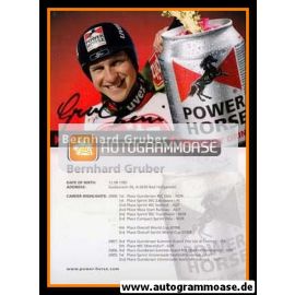 Autogramm Nordische Kombination | Bernhard GRUBER | 2009 (Power Horse)