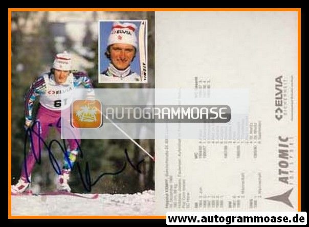 Autogramm Langlauf / NK | Hippolyt KEMPF | 1988 (Collage Color Atomic) OS-Gold