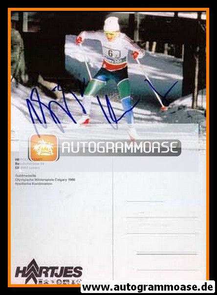 Autogramm Nordische Kombination | Hippolyt KEMPF | 1990er (Hartjes)