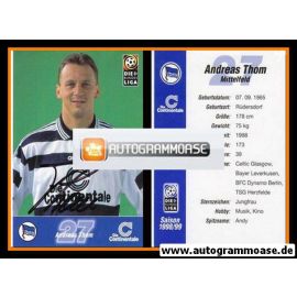 Autogramm Fussball | Hertha BSC Berlin | 1998 | Andreas THOM 
