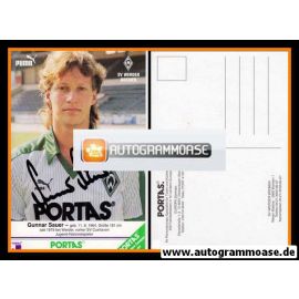 Autogramm Fussball | SV Werder Bremen | 1986 | Gunnar SAUER