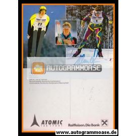 Autogramm Nordische Kombination | Klaus OFNER | 1991 (Atomic / Raiffeisen)