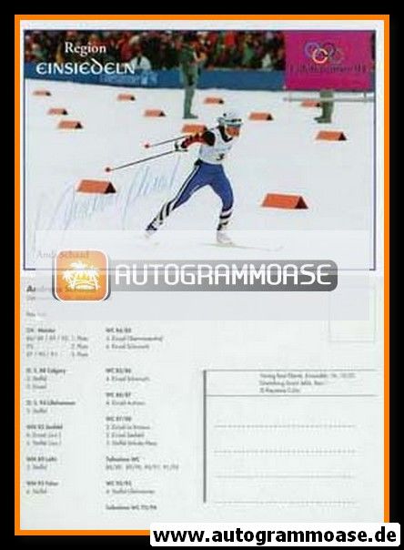 Autogramm Nordische Kombination | Andreas SCHAAD | 1994 (Einsiedeln)