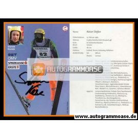 Autogramm Skispringen | Stefan KAISER | 2000 (OMV / Sparkasse)
