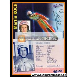 Autogramm Skispringen | Martin KOCH | 2000er (Manner)