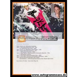Autogramm Skispringen | Heinz KUTTIN | 1995 (Kärntner Sparkasse)