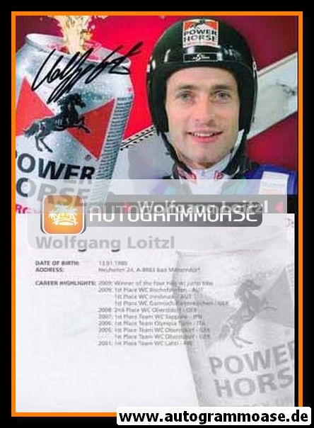 Autogramm Skispringen | Wolfgang LOITZL | 2010 (Power Horse)