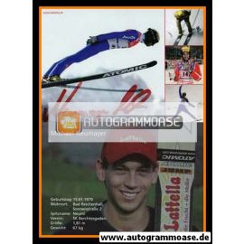 Autogramm Skispringen | Michael NEUMAYER | 2000er (Collage Color Lattella) OS-Silber