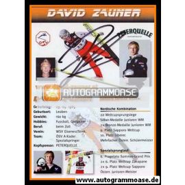 Autogramm Skispringen | David ZAUNER | 2000er (Web Site)