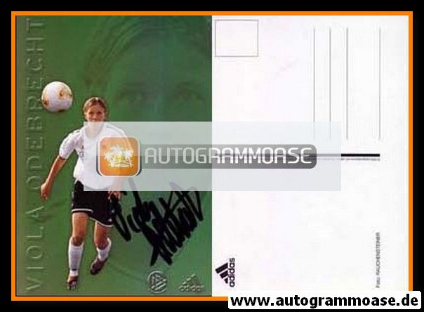 Autogramm Fussball (D) | DFB | 2003 Adidas | Viola ODEBRECHT