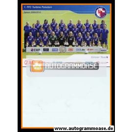 Mannschaftskarte Fussball (D) | 1. FFC Turbine Potsdam | 2009