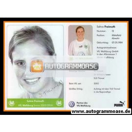 Autogramm Fussball (D) | VfL Wolfsburg | 2003 | Sahra FREIMUTH