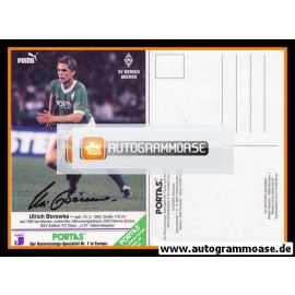 Autogramm Fussball | SV Werder Bremen | 1989 | Ulrich BOROWKA