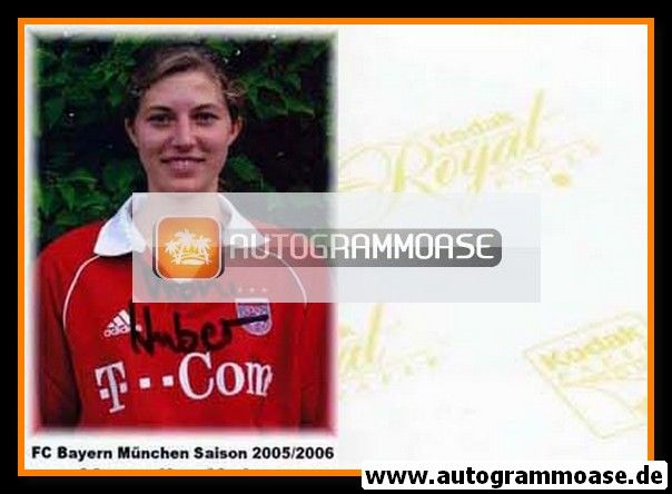 Autogramm Fussball (D) | FC Bayern München | 2005 Foto | Veronika HUBER