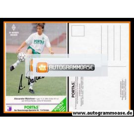 Autogramm Fussball | SV Werder Bremen | 1990 | Alexander MALCHOW (Raute links)