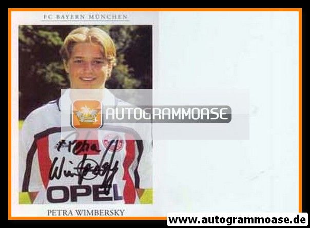 Autogramm Fussball (D) | FC Bayern München | 2000er | Petra WIMBERSKY