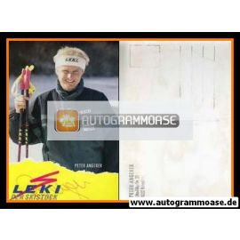 Autogramm Biathlon | Peter ANGERER | 1980er (Portrait Color Leki) OS-Gold