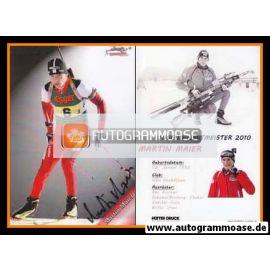Autogramm Biathlon | Martin MAIER | 2010 (Rennszene)