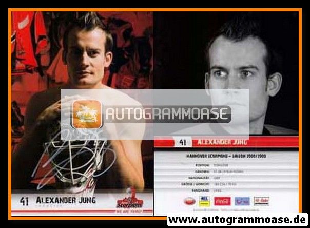 Autogramm Eishockey | Hannover Scorpions | 2008 | Alexander JUNG
