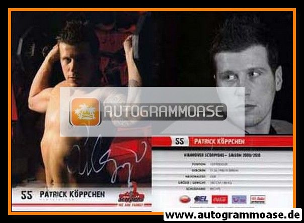 Autogramm Eishockey | Hannover Scorpions | 2009 | Patrick KÖPPCHEN