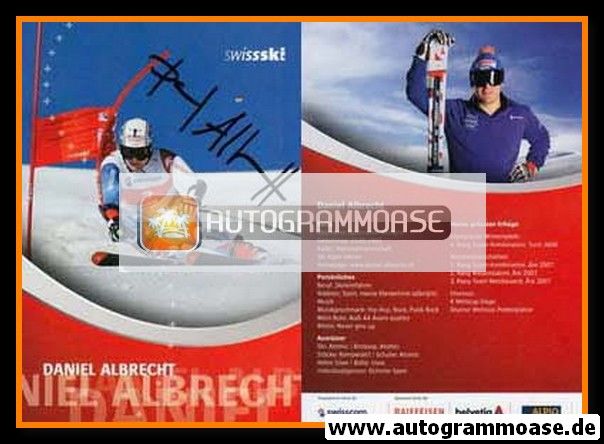 Autogramm Ski Alpin | Daniel ALBRECHT | 2007 (Swiss Ski)