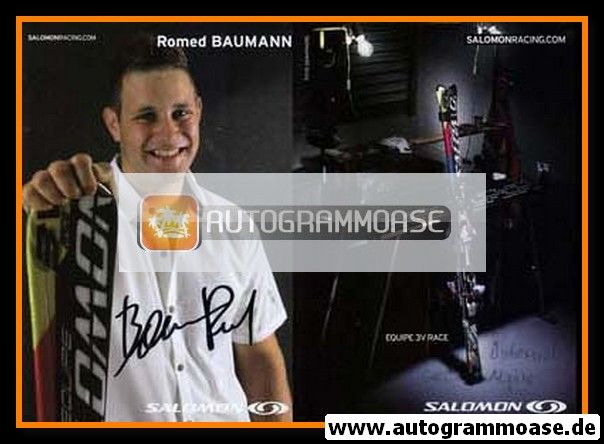 Autogramm Ski Alpin | Romed BAUMANN | 2000er (Salomon)