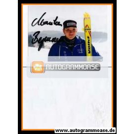 Autogramm Ski Alpin | Monika BERGMANN | 2000er Foto (Portrait Color)