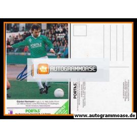 Autogramm Fussball | SV Werder Bremen | 1990 | G&uuml;nter HERMANN