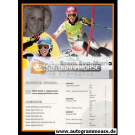 Autogramm Ski Alpin | Eva-Maria BREM | 2006 (Rennszene)