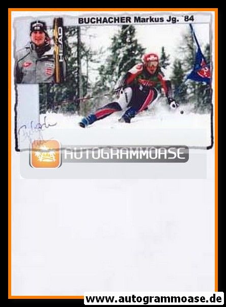 Autogramm Ski Alpin | Markus BUCHACHER | 2000er (Rennszene)