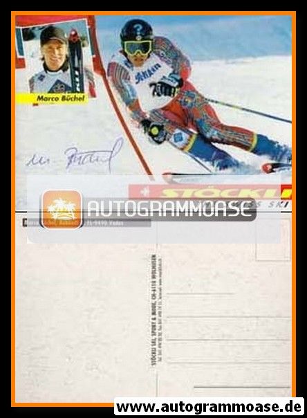 Autogramm Ski Alpin | Marco BÜCHEL | 1990er (Stöckli)