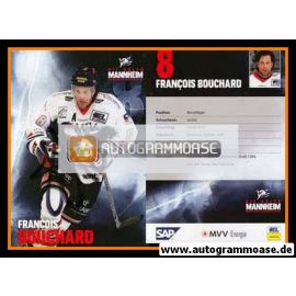 Autogramm Eishockey | Adler Mannheim | 2008 | Francois BOUCHARD