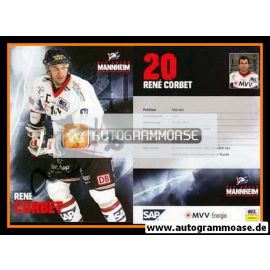 Autogramm Eishockey | Adler Mannheim | 2008 | Rene CORBET