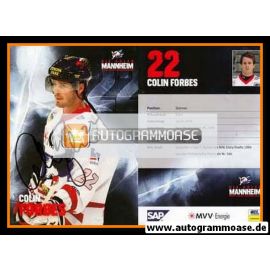Autogramm Eishockey | Adler Mannheim | 2008 | Colin FORBES
