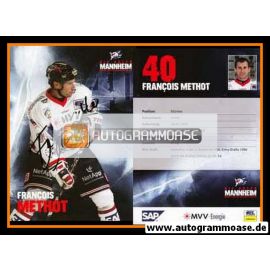 Autogramm Eishockey | Adler Mannheim | 2008 | Francois METHOT
