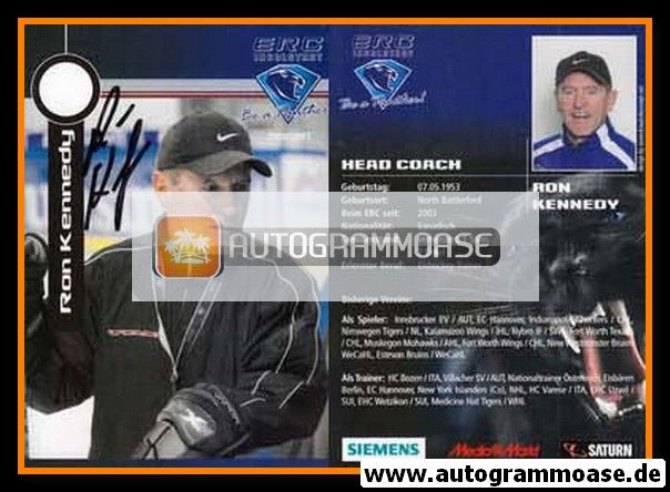 Autogramm Eishockey | ERC Ingolstadt | 2006 | Ron KENNEDY