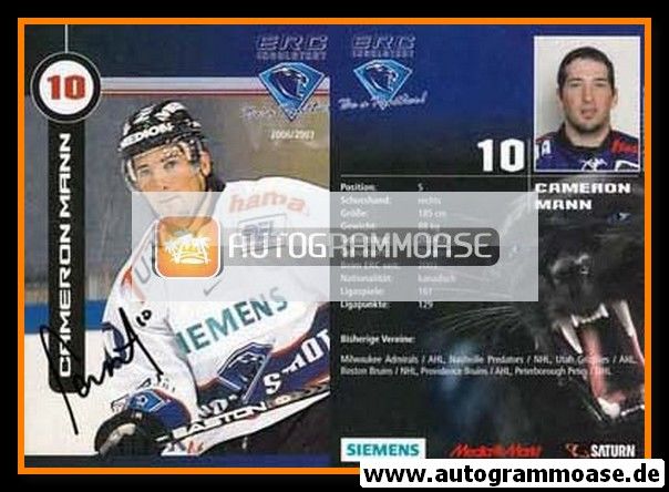 Autogramm Eishockey | ERC Ingolstadt | 2006 | Cameron MANN