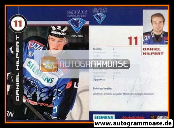 Autogramm Eishockey | ERC Ingolstadt | 2005 | Daniel HILPERT