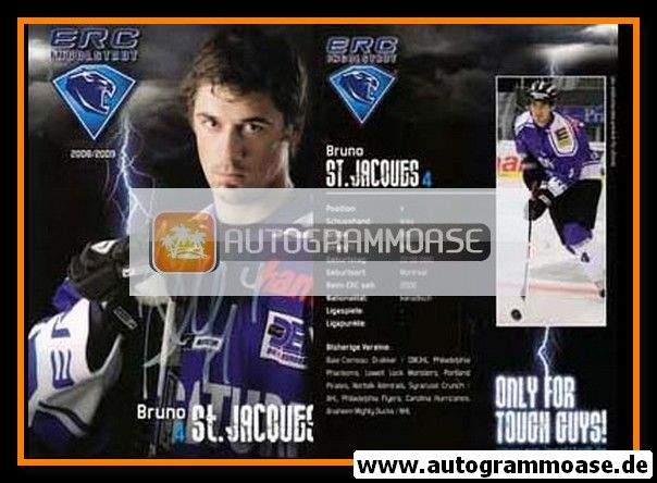Autogramm Eishockey | ERC Ingolstadt | 2008 | Bruno ST. JACQUES