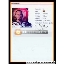 Autogramm Eishockey | Augsburger Panther | 2007 | Varian KIRST