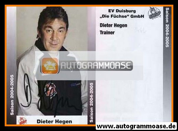 Autogramm Eishockey | Füchse Duisburg | 2004 | Dieter HEGEN