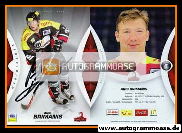 Autogramm Eishockey | Hannover Scorpions | 2007 | Aris BRIMANIS
