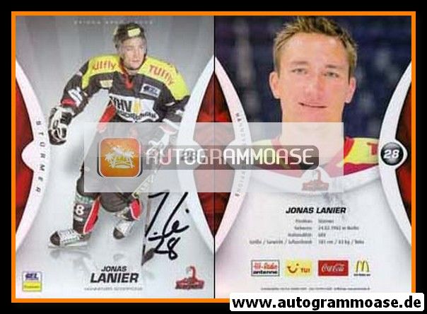 Autogramm Eishockey | Hannover Scorpions | 2007 | Jonas LANIER