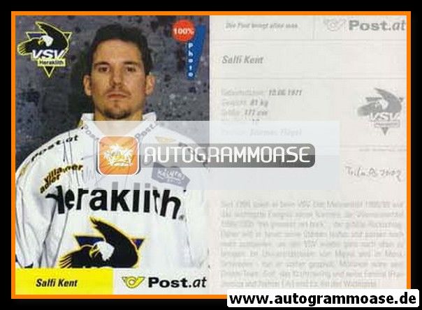 Autogramm Eishockey | VSV Heraklith | 2000 | Kent SALFI