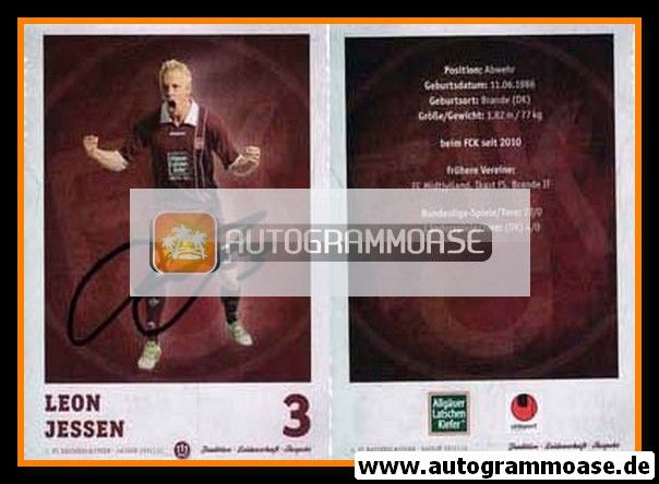 Autogramm Fussball | 1. FC Kaiserslautern | 2011 | Leon JESSEN