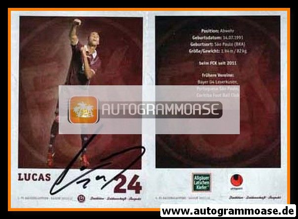 Autogramm Fussball | 1. FC Kaiserslautern | 2011 | LUCAS