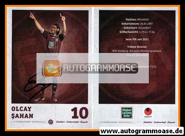 Autogramm Fussball | 1. FC Kaiserslautern | 2011 | Olcay SAHAN